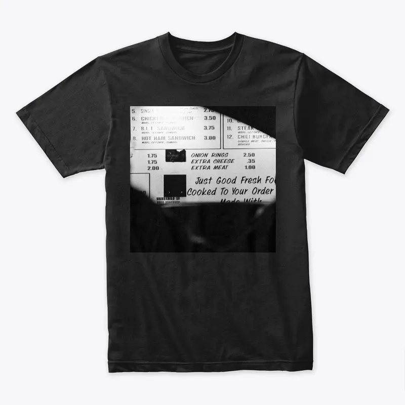 Keller's Menu Premium Cotton Tee Black